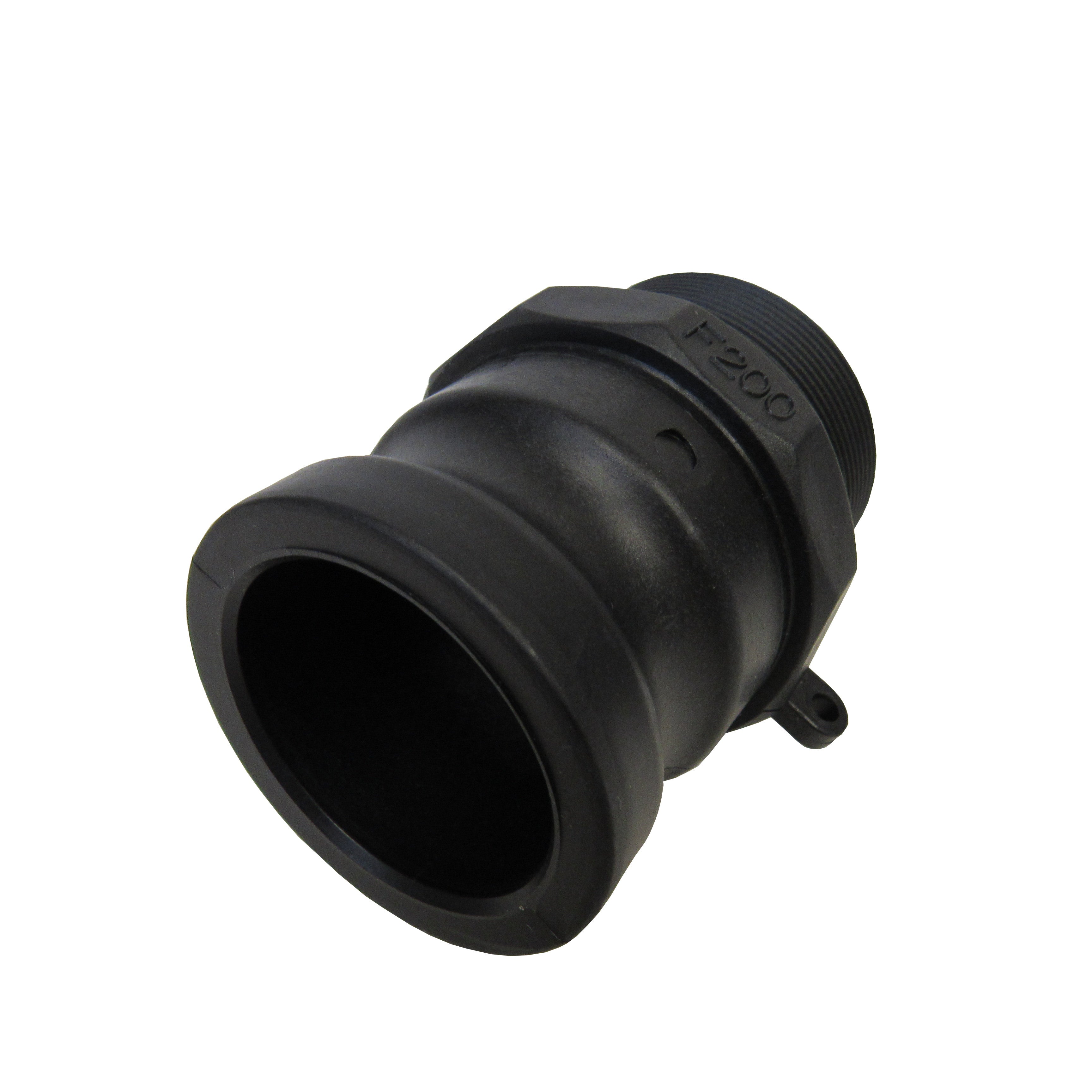 F200 Polypropylene Cam & Groove Fitting, 2 Inch Male Camlock Coupler X Male NPT