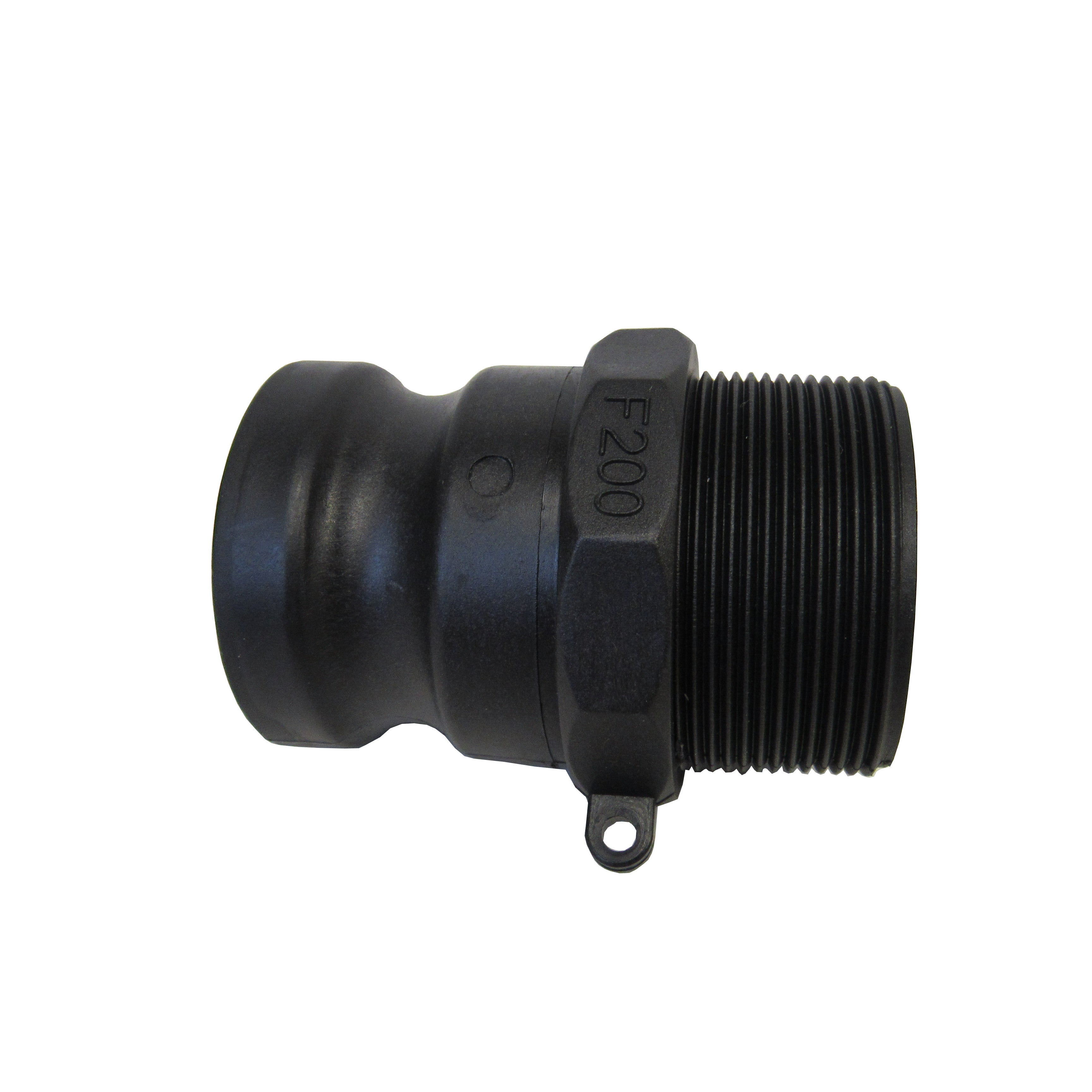 F200 Polypropylene Cam & Groove Fitting, 2 Inch Male Camlock Coupler X Male NPT