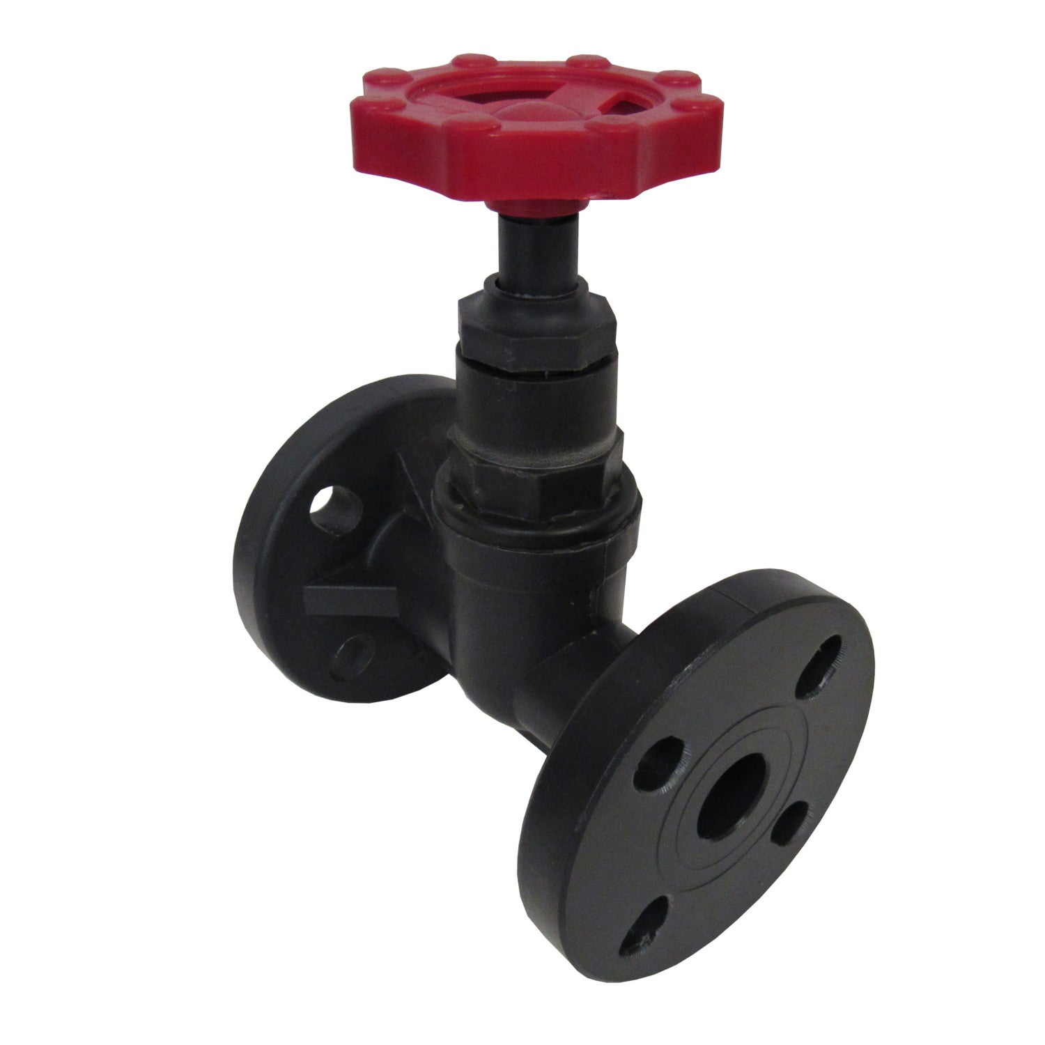 Schedule 40 PVC Globe Valve - 1-1/2 Inch Flange