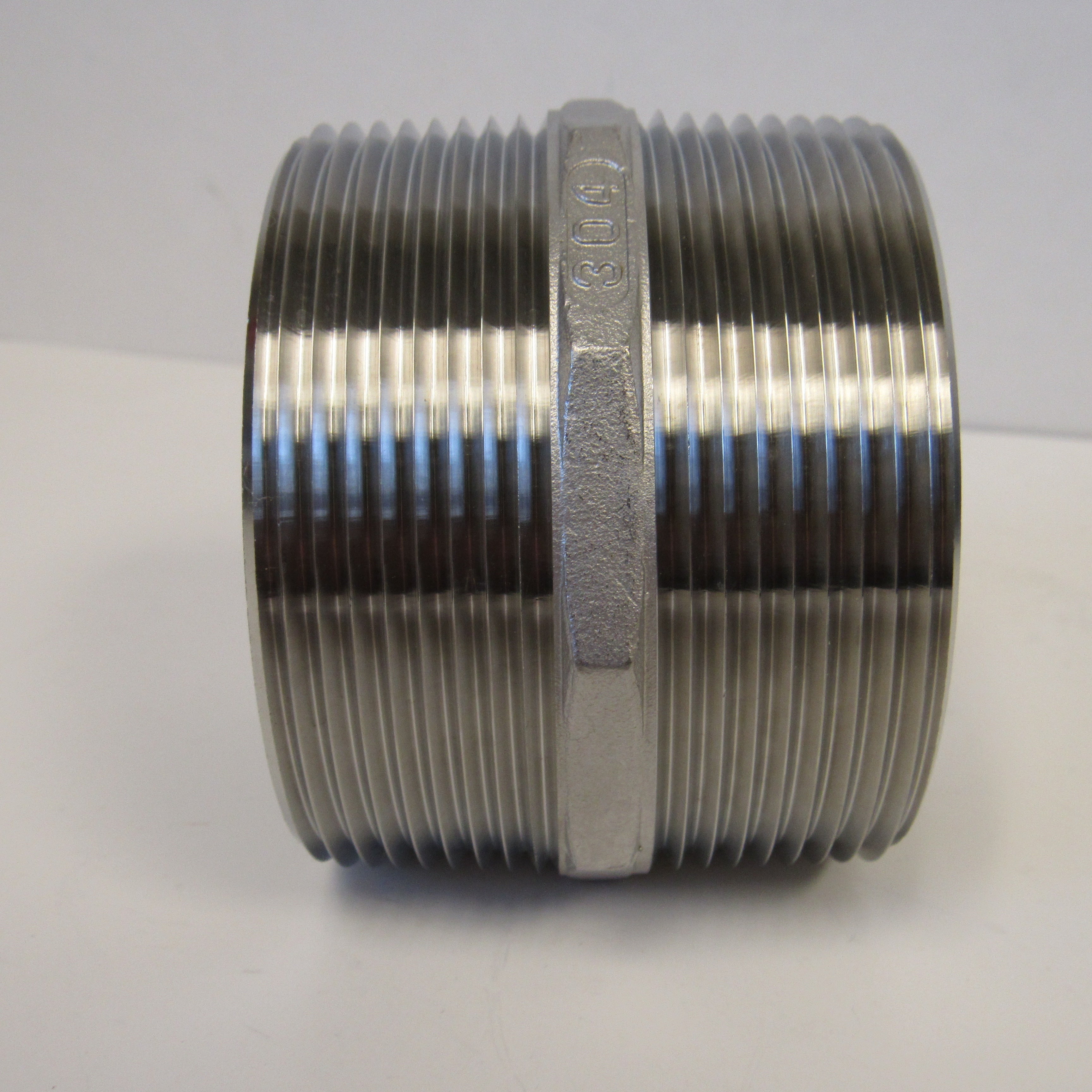 3 Inch 304 Stainless Steel Hex Nipple