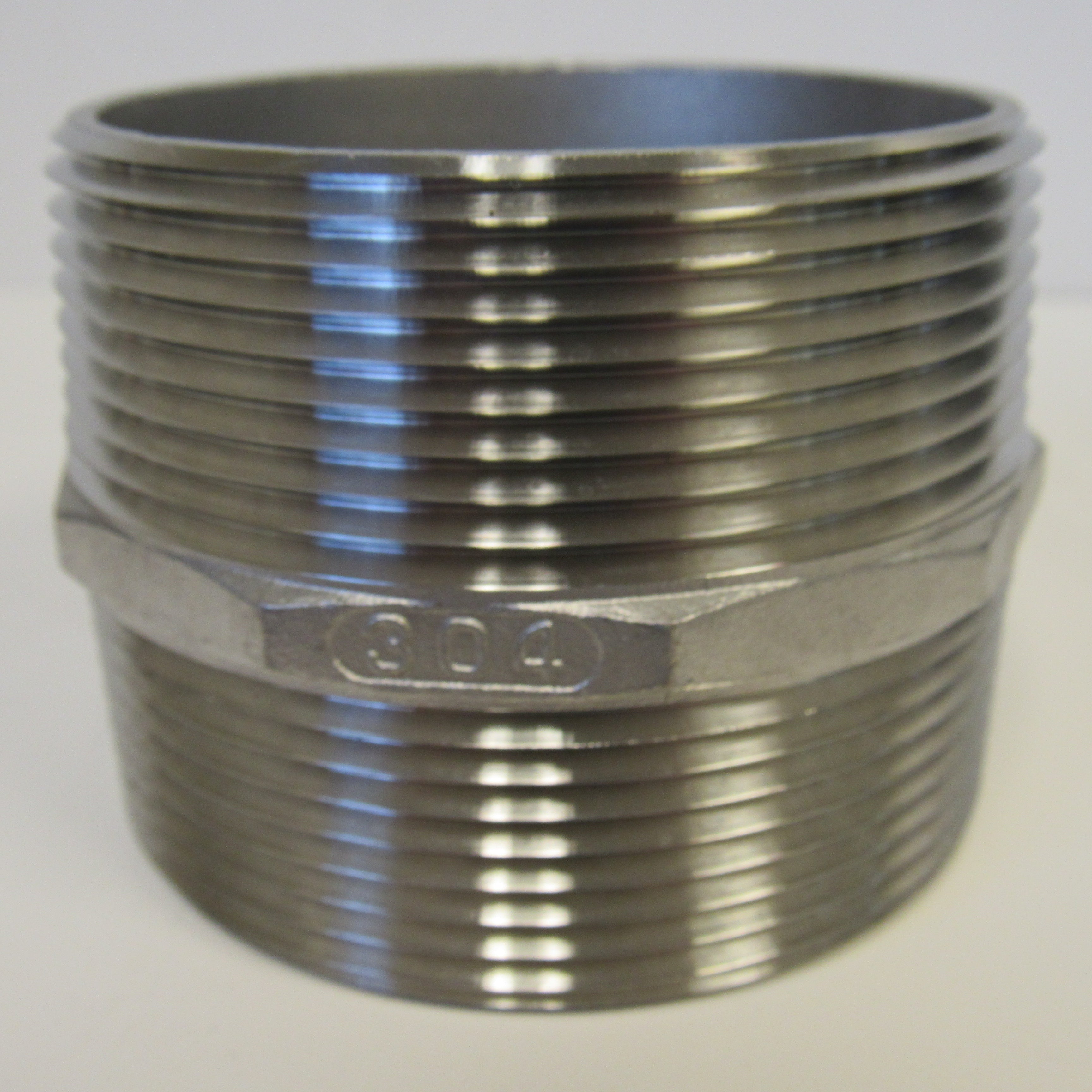 3 Inch 304 Stainless Steel Hex Nipple