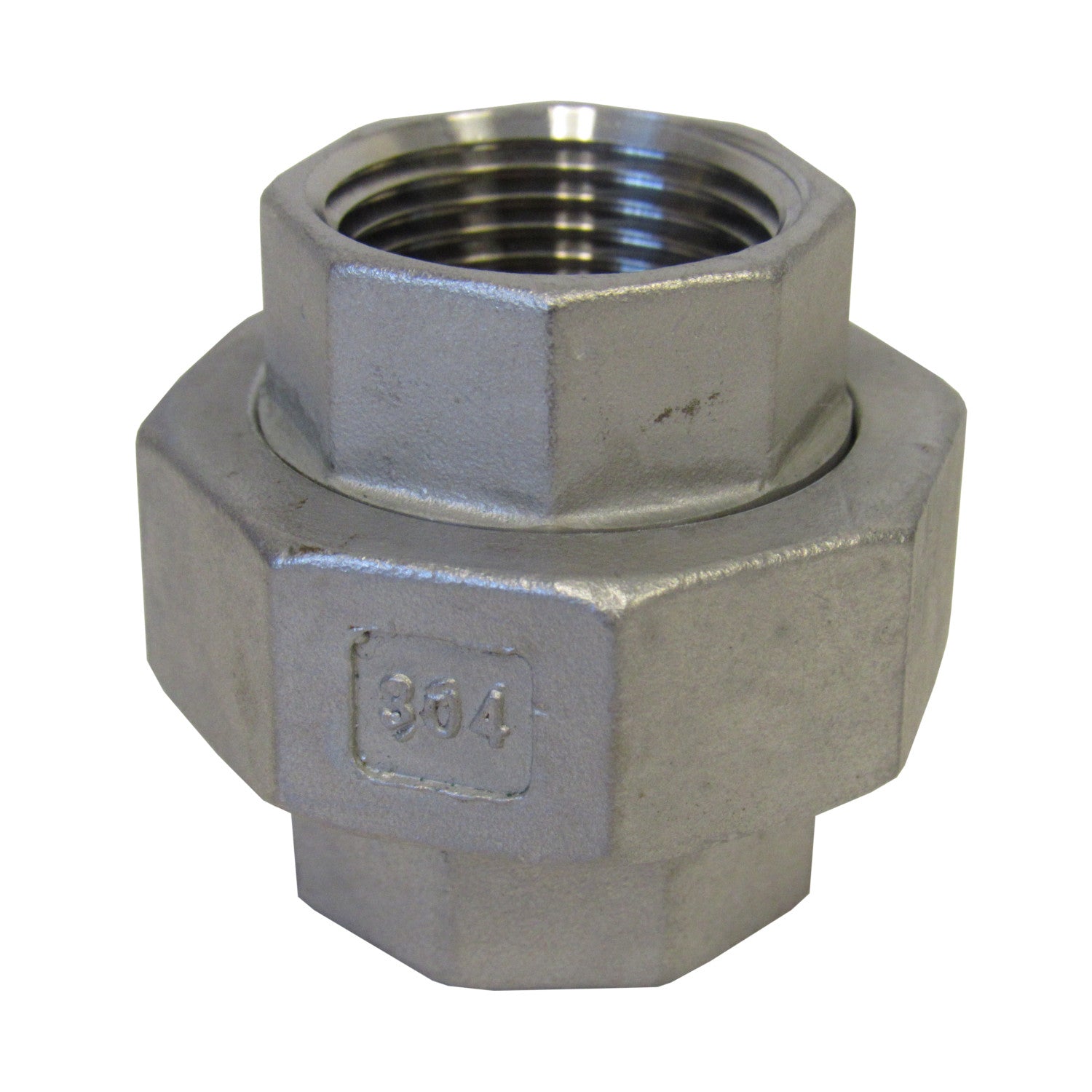 Stainless Steel Union, 304SS, Class 150 - 1-1/4 Inch NPT
