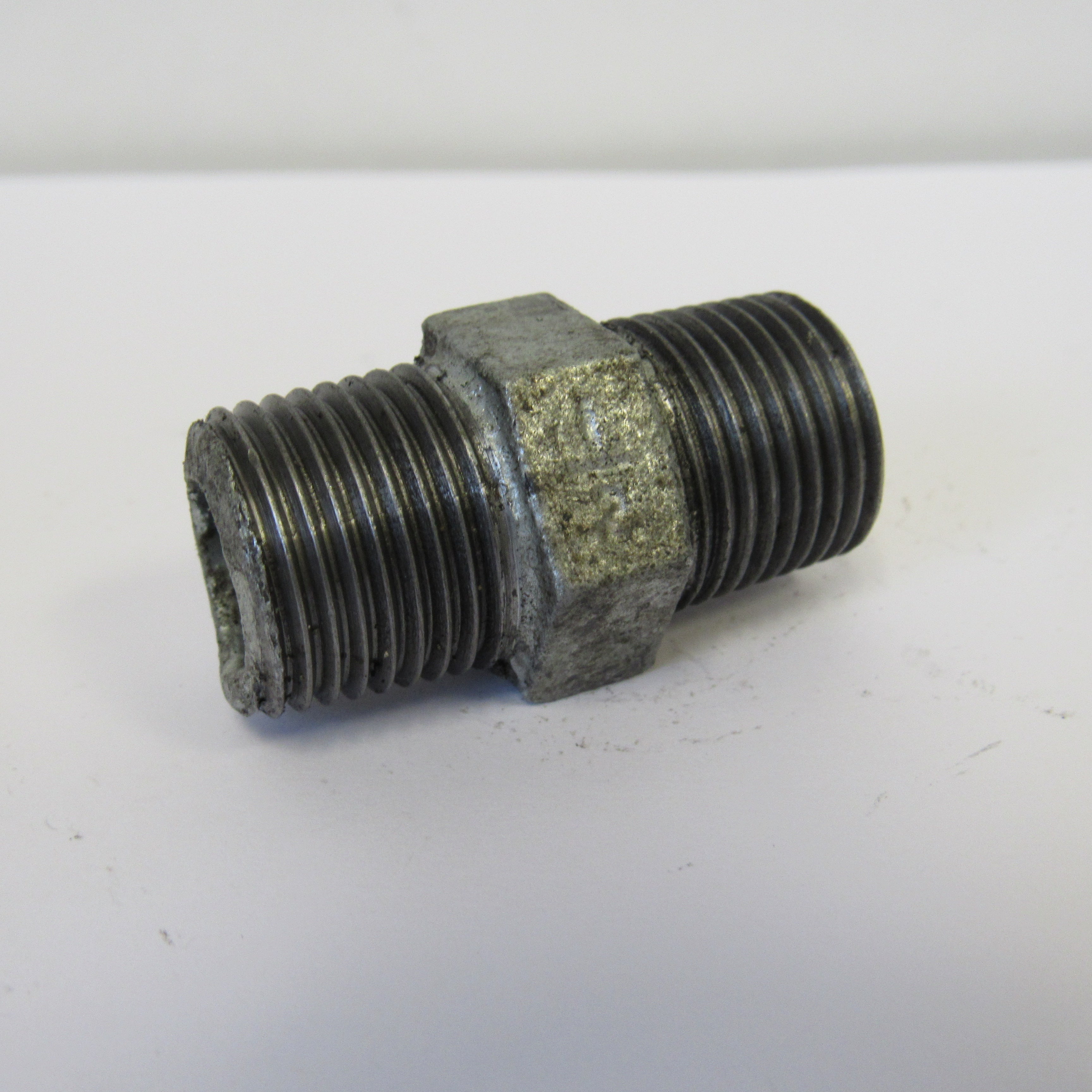 TSX 3/4 Inch Galvanized Malleable Iron Hex Nipple