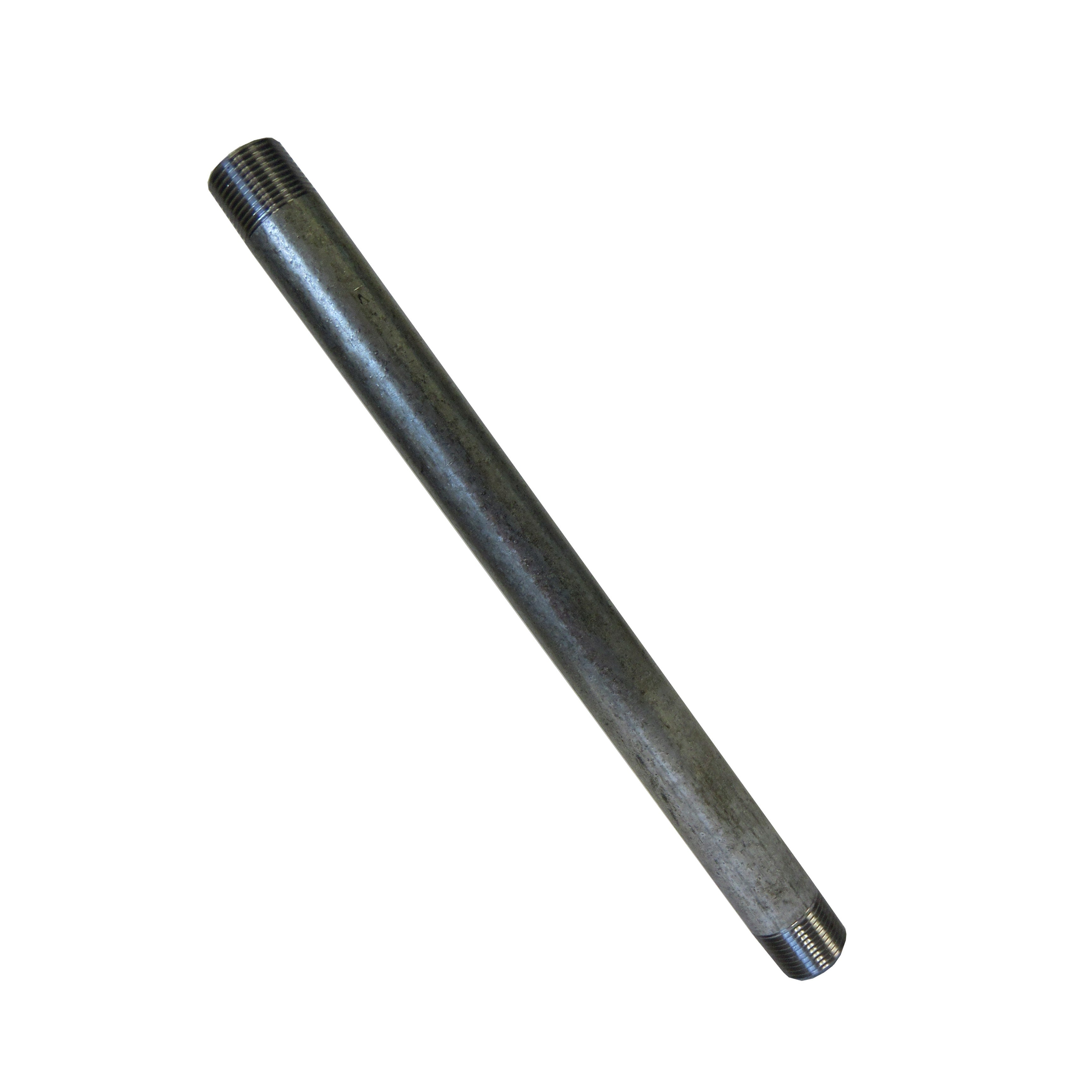 Galvanized Pipe Nipple, 3/4 Inch x 12 Inch