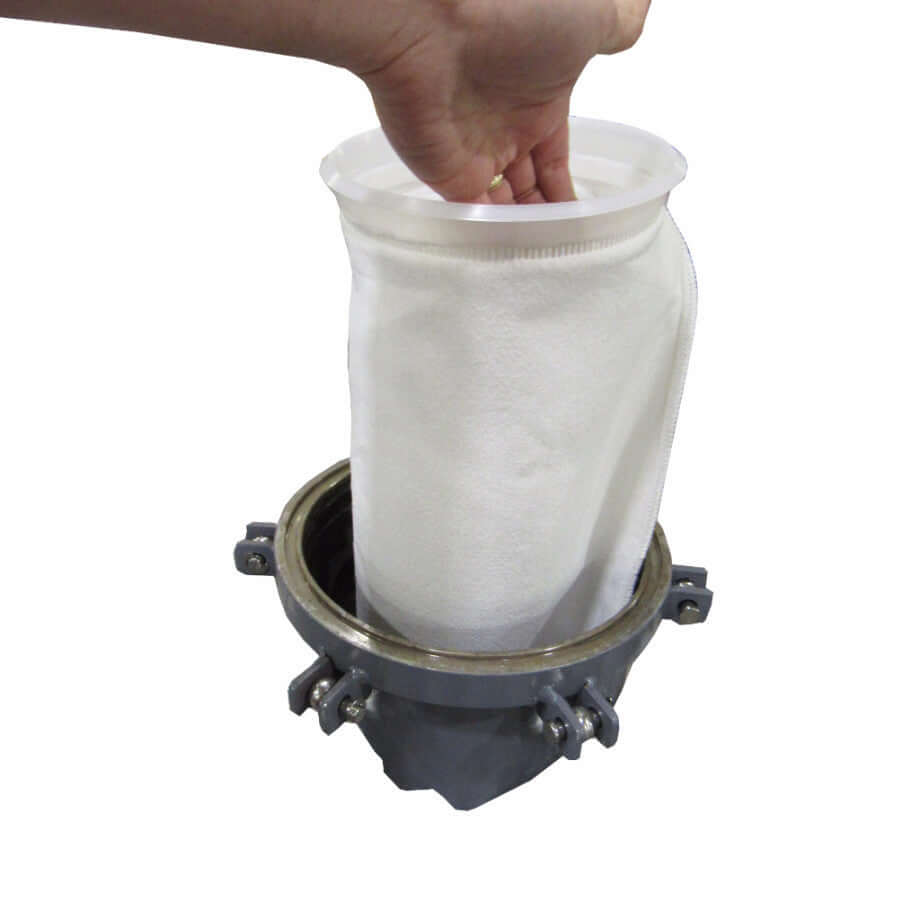 #4 Size 200 Micron Liquid Filter Bags, Polyester Felt, Polypropylene Ring