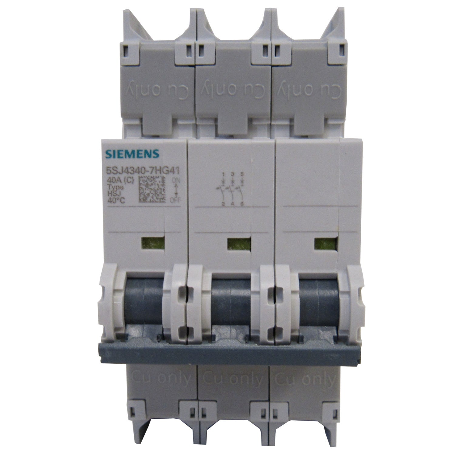 Siemens 3 Pole 240V 15A Mini Circuit Breaker (5SJ4318-7HG41)