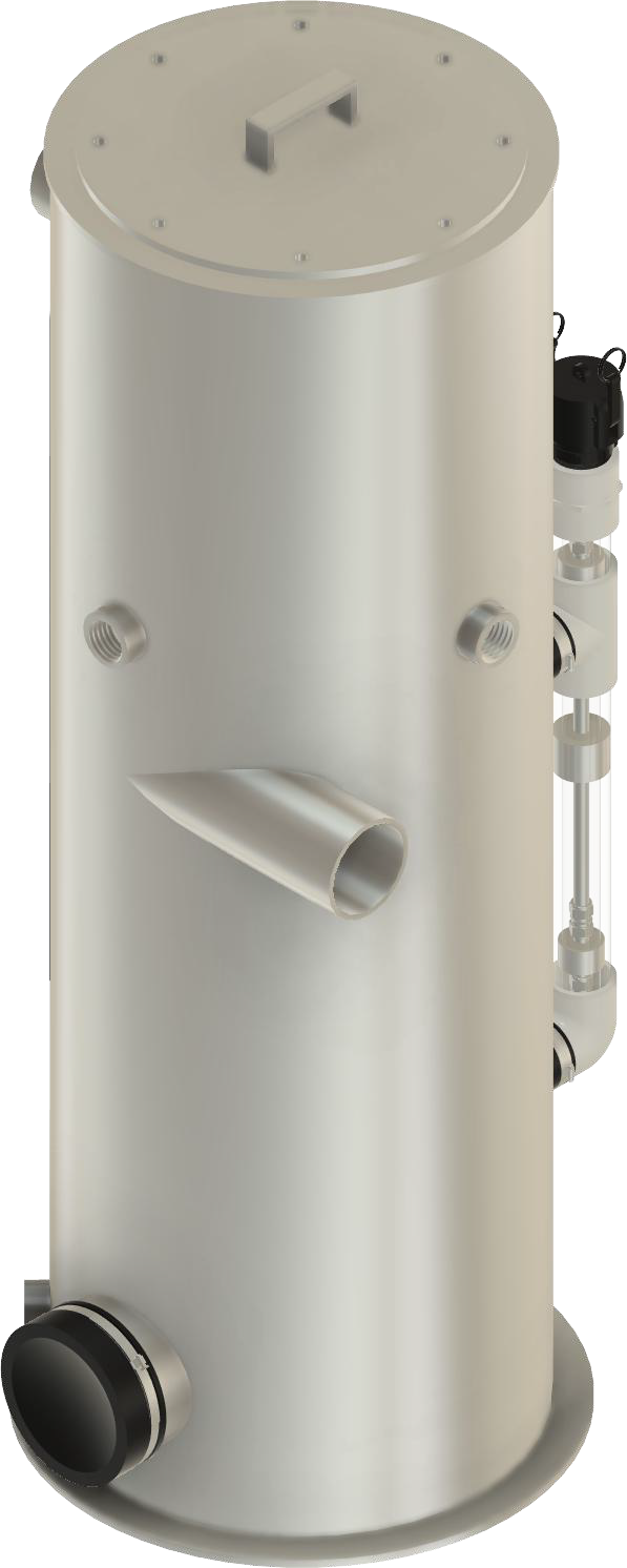 PRM Aluminum Moisture Separator - MS-80, 400 SCFM, 38 Gallon Liquid Capacity