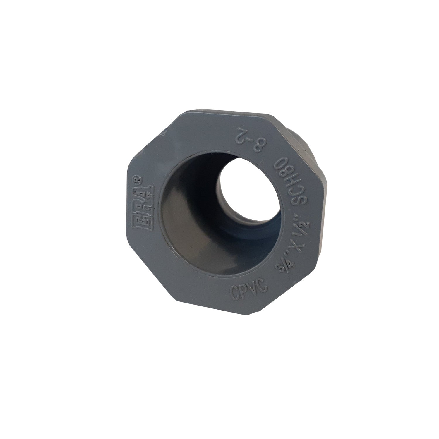 ERA Sch 80 CPVC 3/4 Inch X 1/2 Inch Reducer Bushing, Slip X Socket