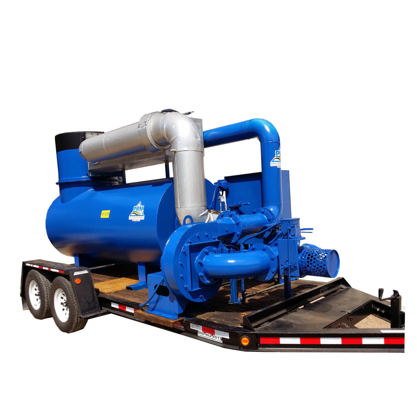 Horizontal Gas Thermal/Catalytic Oxidizer Trailer
