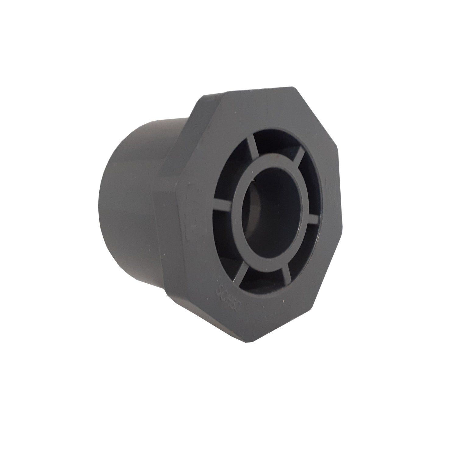 ERA Sch 80 PVC 4 Inch X 2 Inch Reducer Bushing, Slip X Socket, NSF Compliant