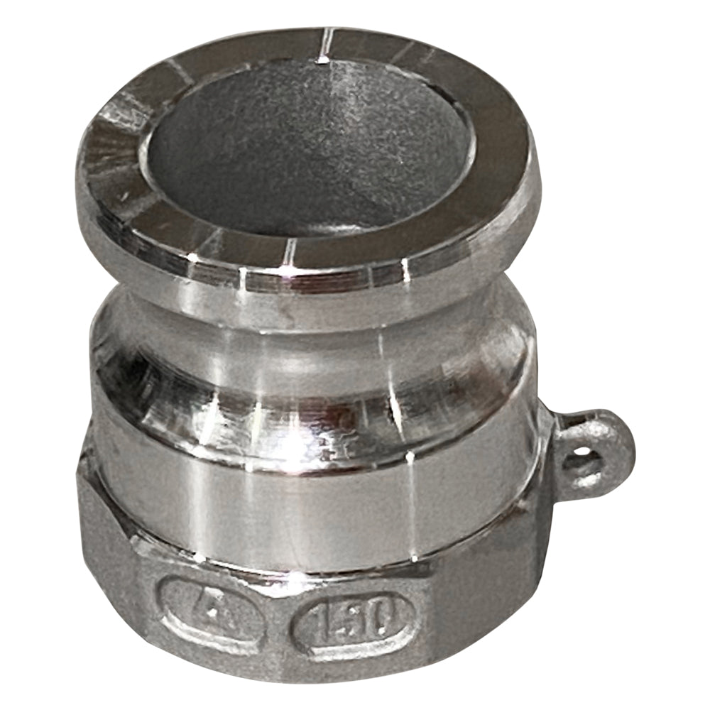 1-1/2 Inch Aluminum Cam & Groove Fitting, A150 Male Camlock X Female NPT Thread