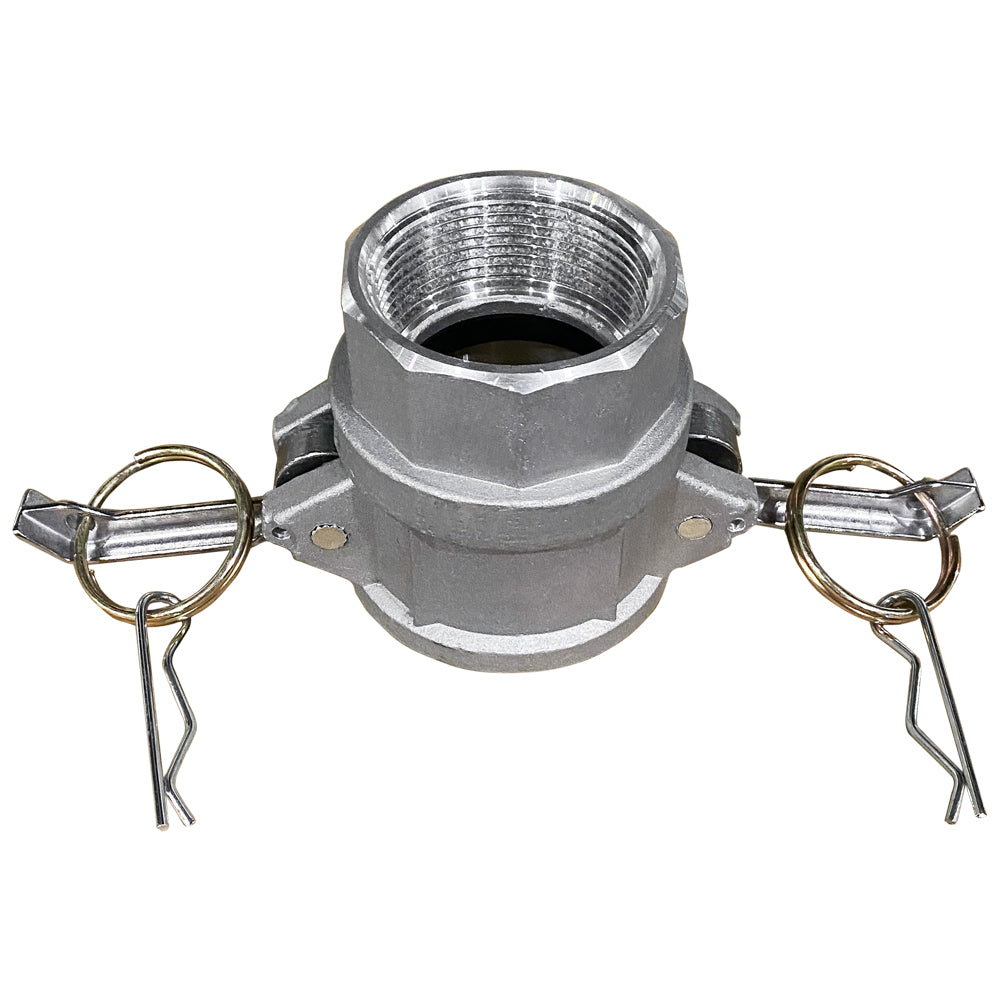 1-1/2 Inch Aluminum Cam & Groove Fitting, D150 Female Camlock Coupler X Female NPT Thread