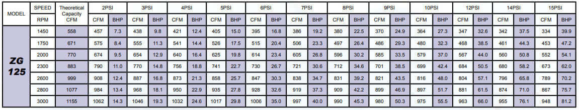 Eurus ZG125 Tri-Lobe Positive Displacement Blower