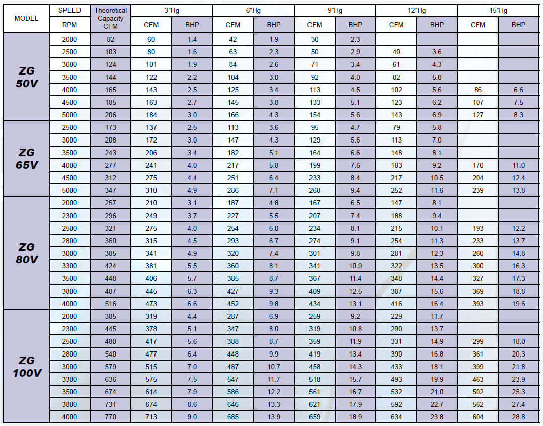 Eurus ZG65 Tri-Lobe Positive Displacement Blower