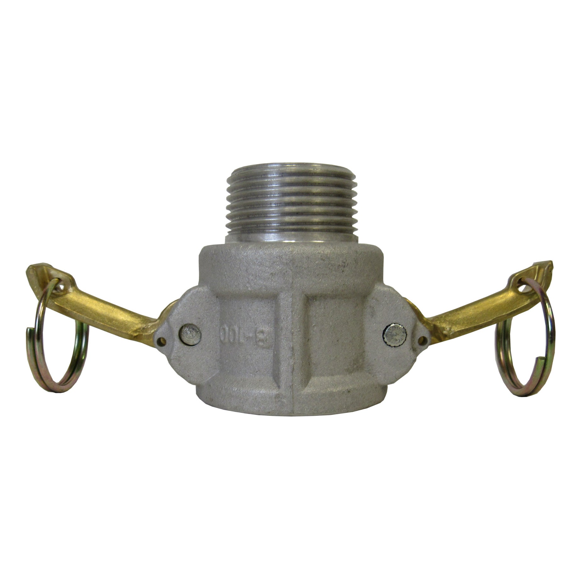 Aluminum Cam & Groove Fitting B300 Female Camlock X Male NPT Thread - 3 Inch