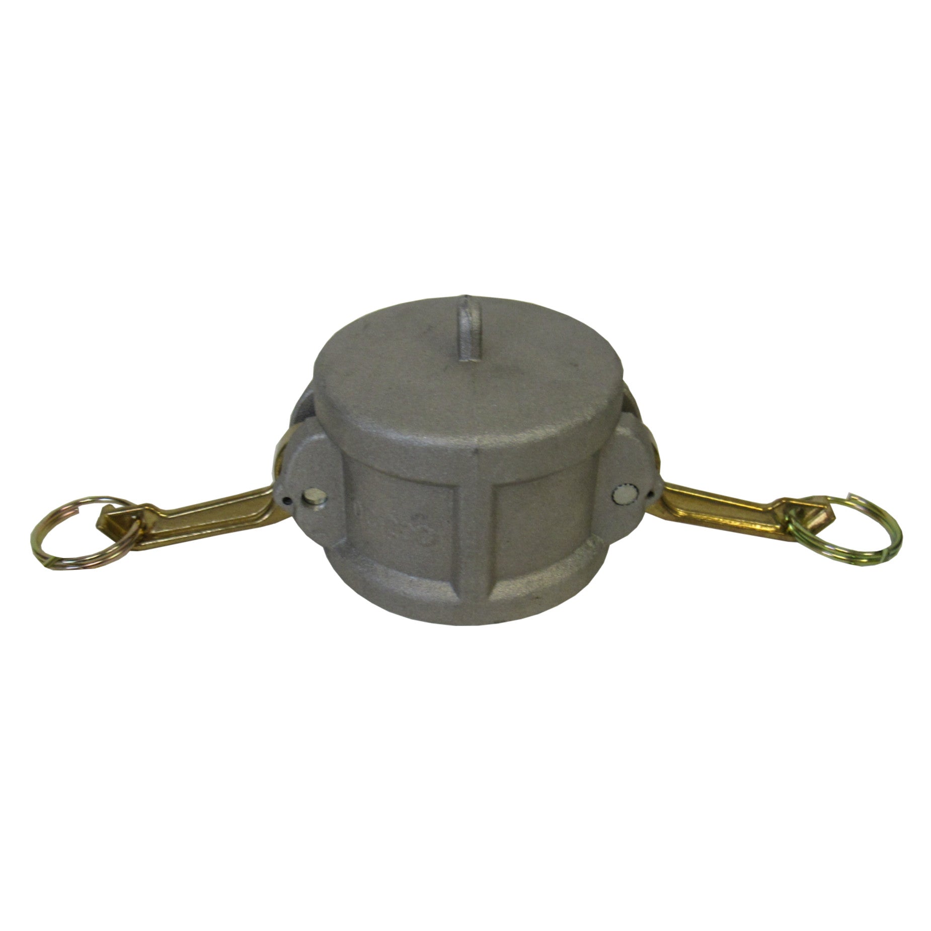 4 Inch Aluminum Camlock Hose Fitting - Type DC Dust Cap Coupler - DC400IAL
