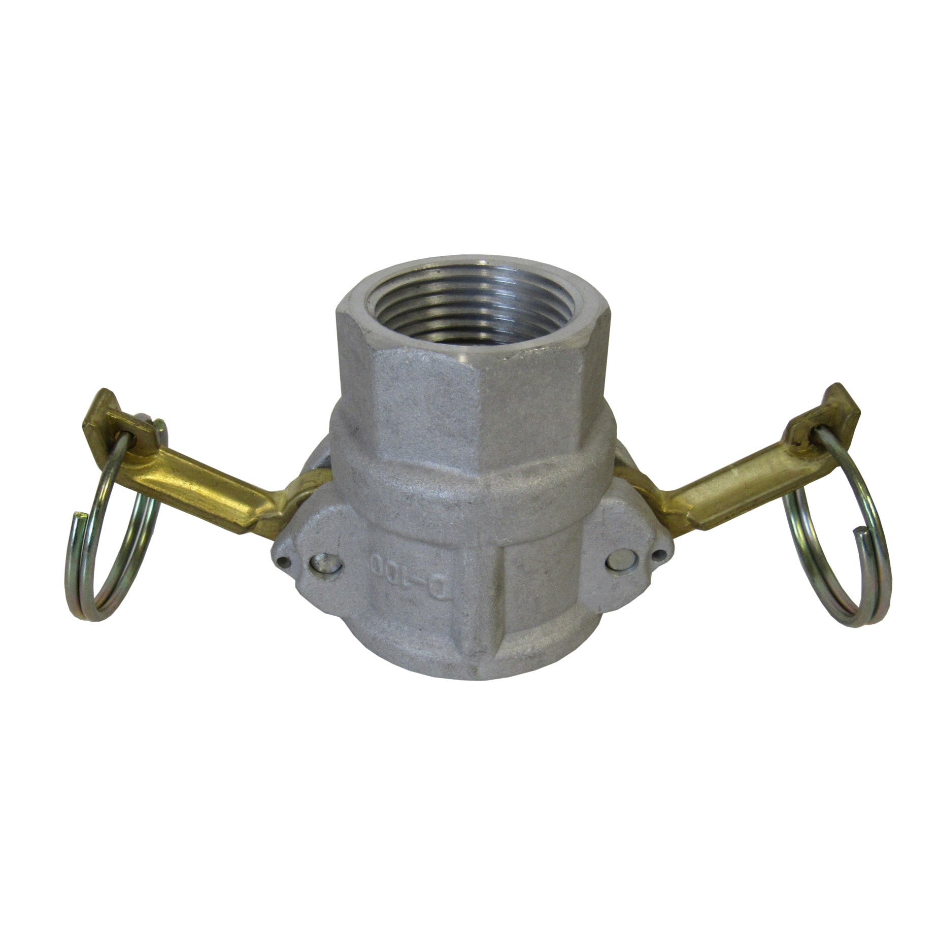 Aluminum Cam & Groove Fitting D100 Female Camlock X Female NPT Thread - 1 Inch