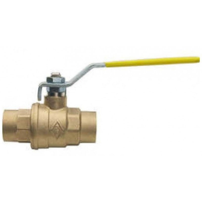 Bonomi 171N 4 Inch NPT Brass Full Port Ball Valve, Pack of 2