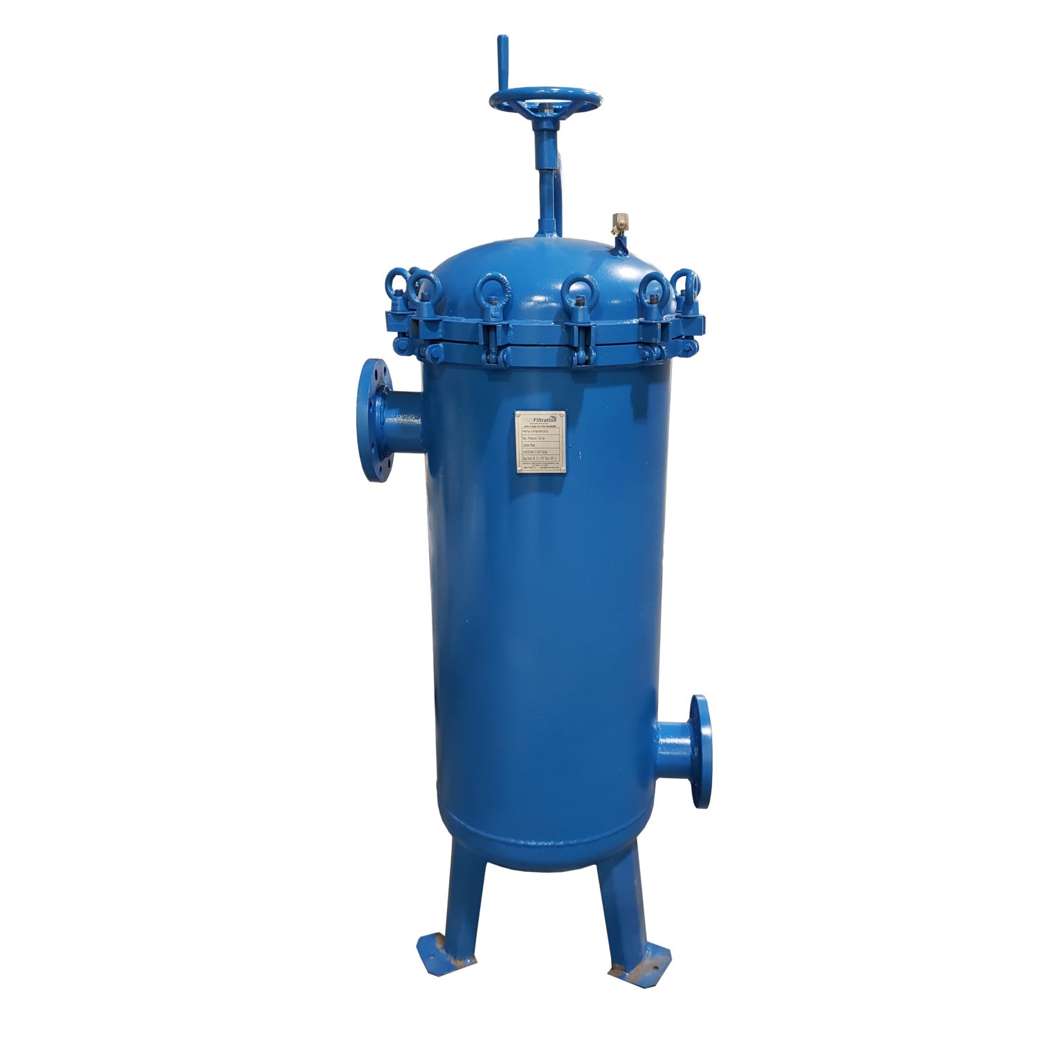 PRM #2 Carbon Steel 3 Bag Multi-Filter Housing, 4 Inch Flange In/Out-150 psi