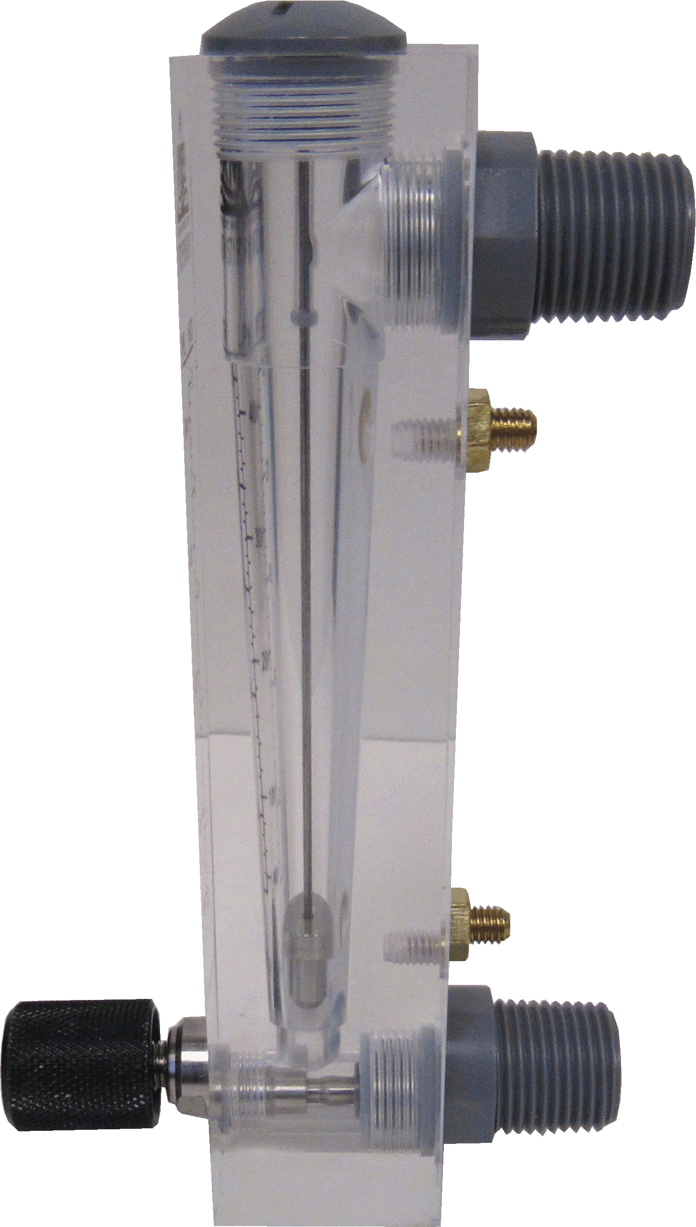 PRM FMDFA15T10 1-10 CFM Air Injection / Air Sparge Rotameter with Integrated Flow Valve