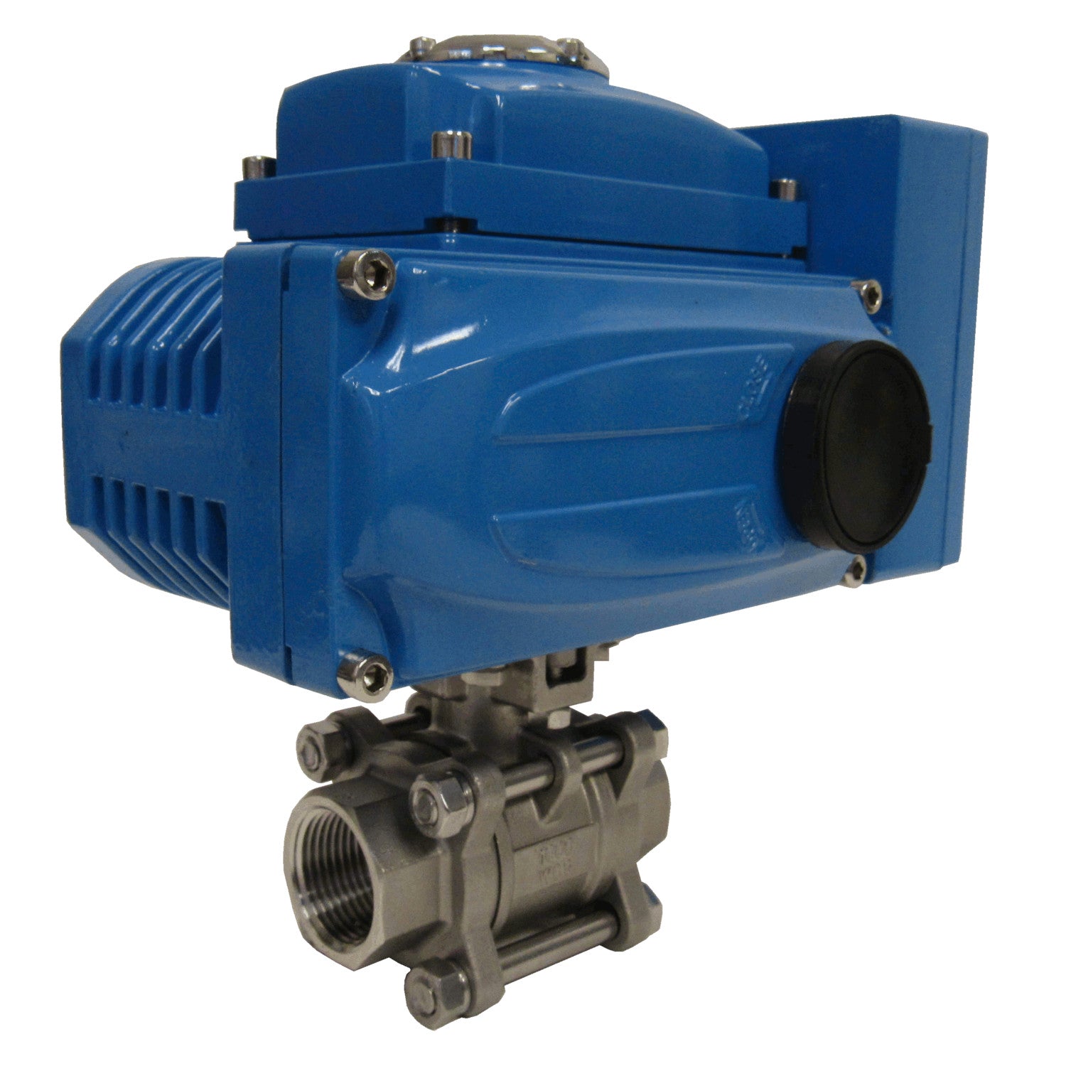 ELECTRIC ACTUATOR STAINLESS STEEL BALL VALVES, 3 PIECE 304 SS; 1" NPT CONNECTION