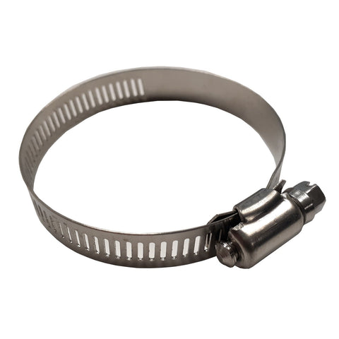 120-140 MM Worm Gear Hose Clamp, 304 Stainless Steel (4-23/32" to 5-33/64")