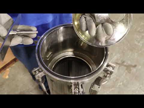 How to Change the Bag in a Bag Filter Housing (Stainless Steel - Flat Plate Lid - #2 Size)