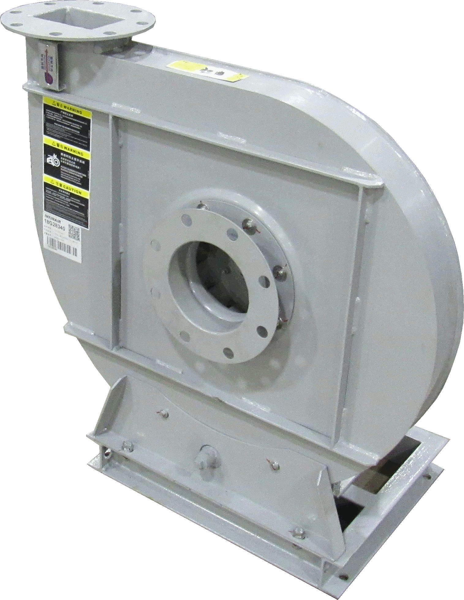 Infinair Backward Curved Centrifugal Fan, 7.5 HP motor