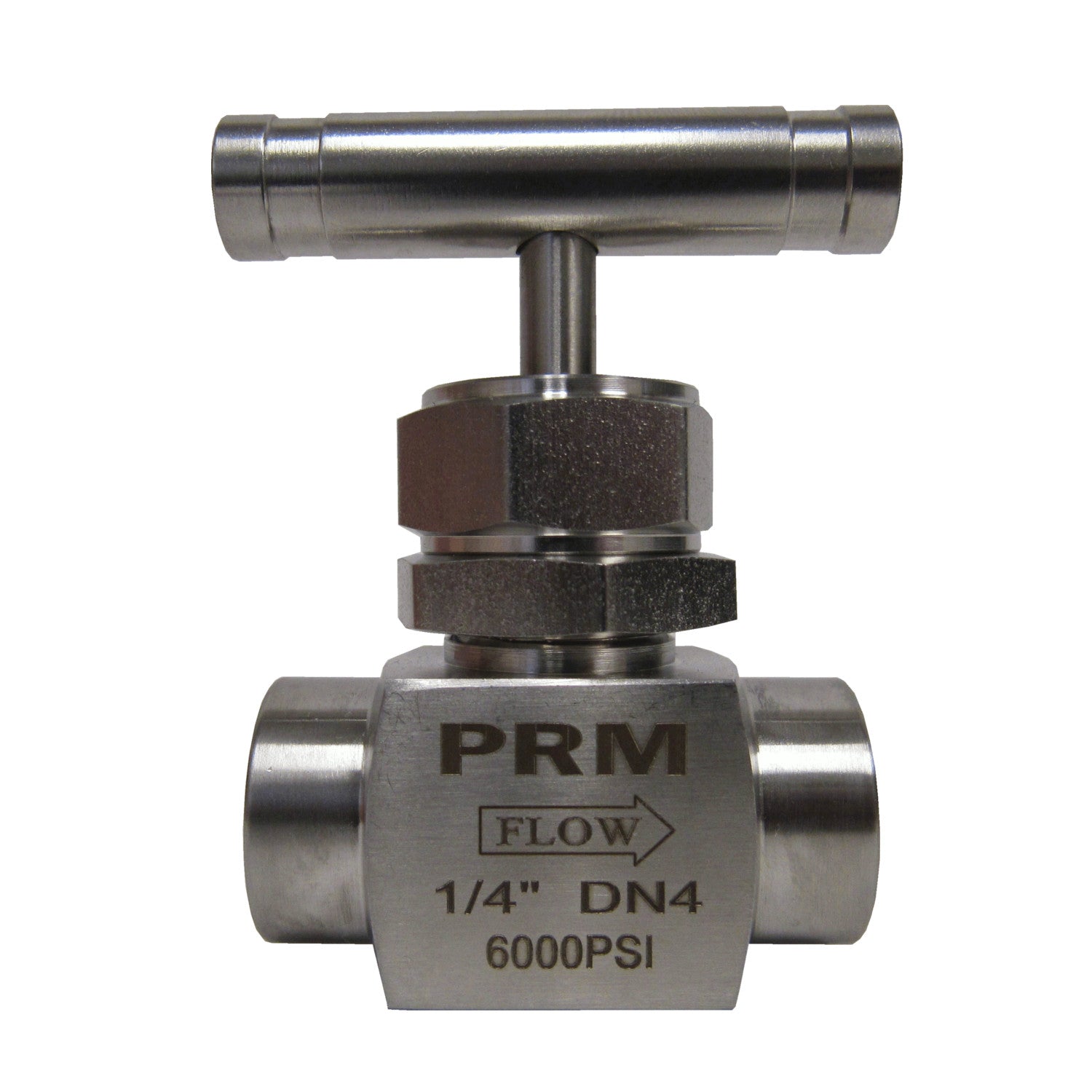 PRM 1/4 Inch Needle Valve, 304 Stainless Steel