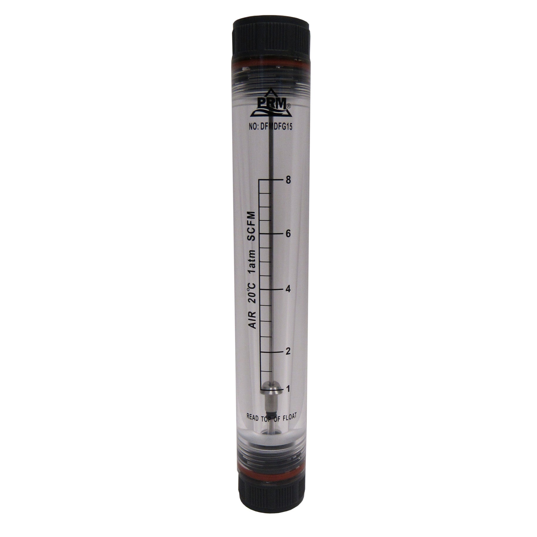 PRM FMDFG15 1-8 SCFM Air Rotameter Flow Meter