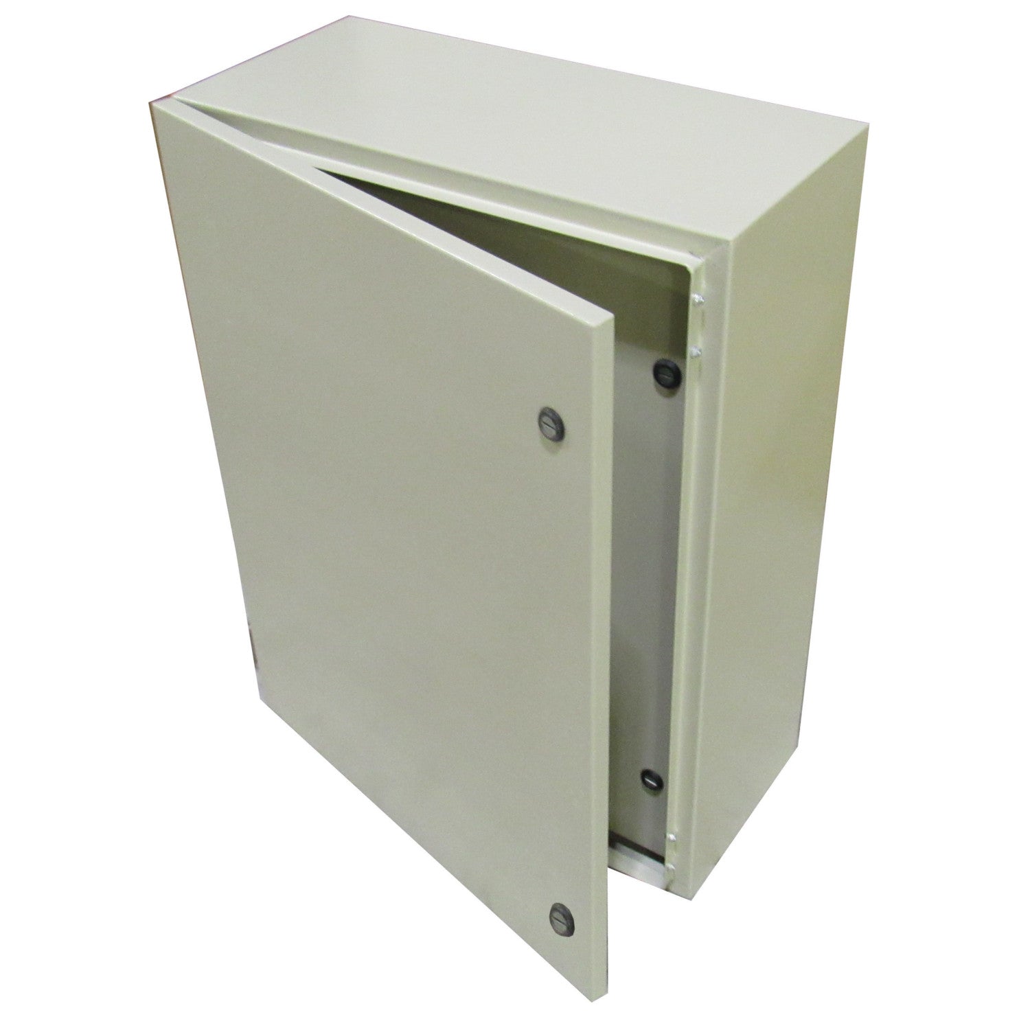 Tecnomatic Panel Enclosure, 24 X 24 X 10 with Dead Front and Back Plate, Powder Coated, 28177-PD