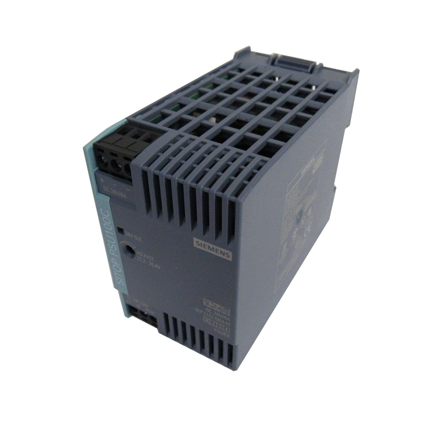Siemens 6EP13325BA20 Electrical Power Supply, 3.7 Amp, SITOP PSU100C, 24VDC