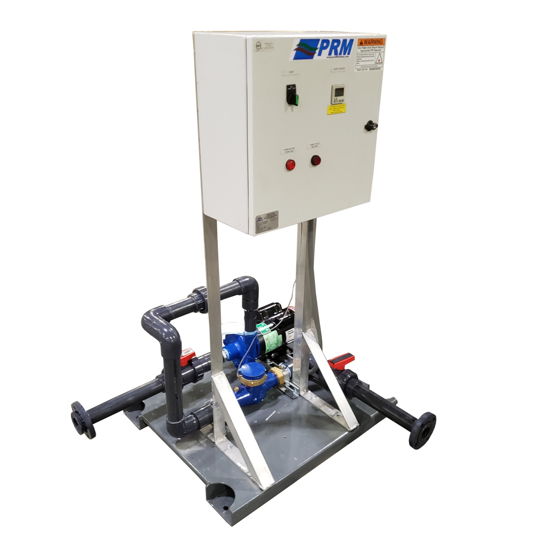 Skid Mounted Pump System With Control Panel