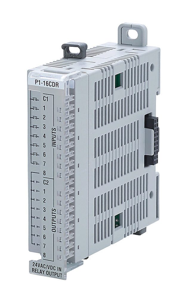 Productivity1000 Discrete Combo Module, Input: 8-point, 24 VAC/VDC, sinking/sourcing, Output: 8-point, 6-24 VDC/6-120 VAC