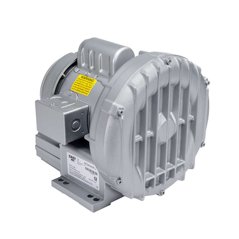 Gast 1/2 HP R3305A-13 Regenair® Regenerative Blower, TEFC, Deeper Vacuum