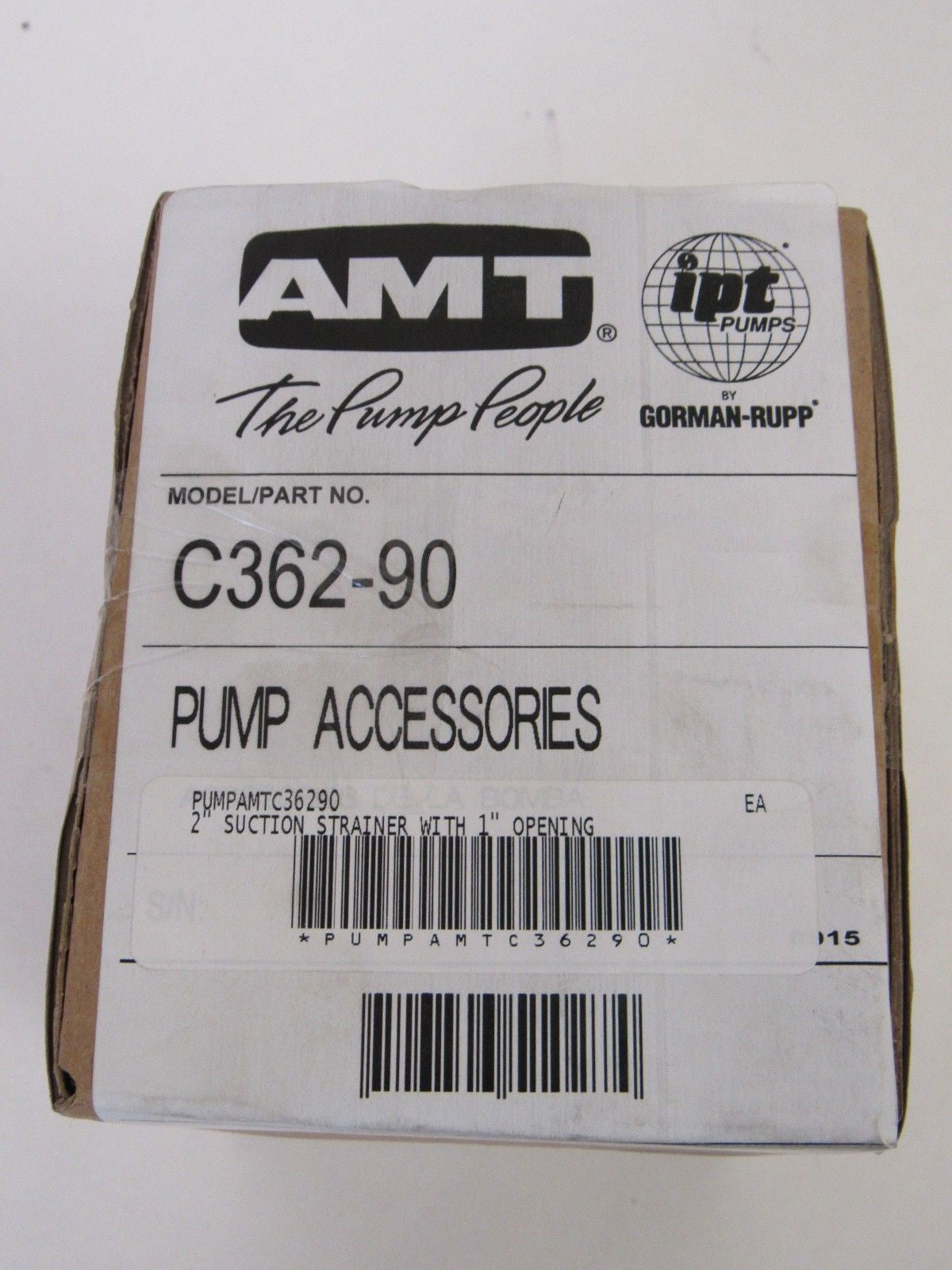 AMT C362-90 2 Inch FNPT Trash Suction Strainer with 1 Inch Openings
