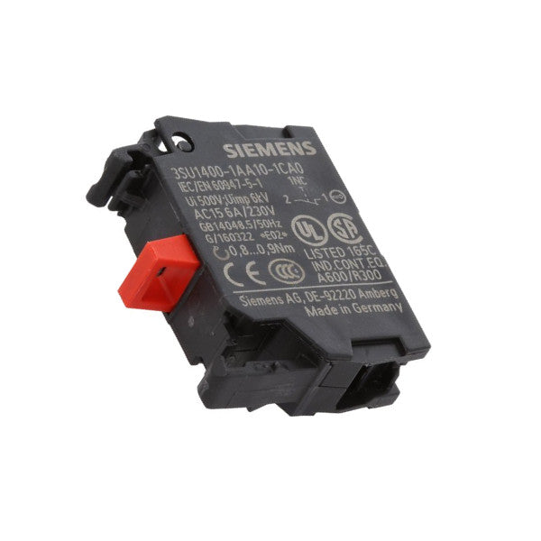 Siemens 3SU1400-2AA10-1BA0 Module de contact 1 NO (T) 500 V 1 pc(s) Y401491