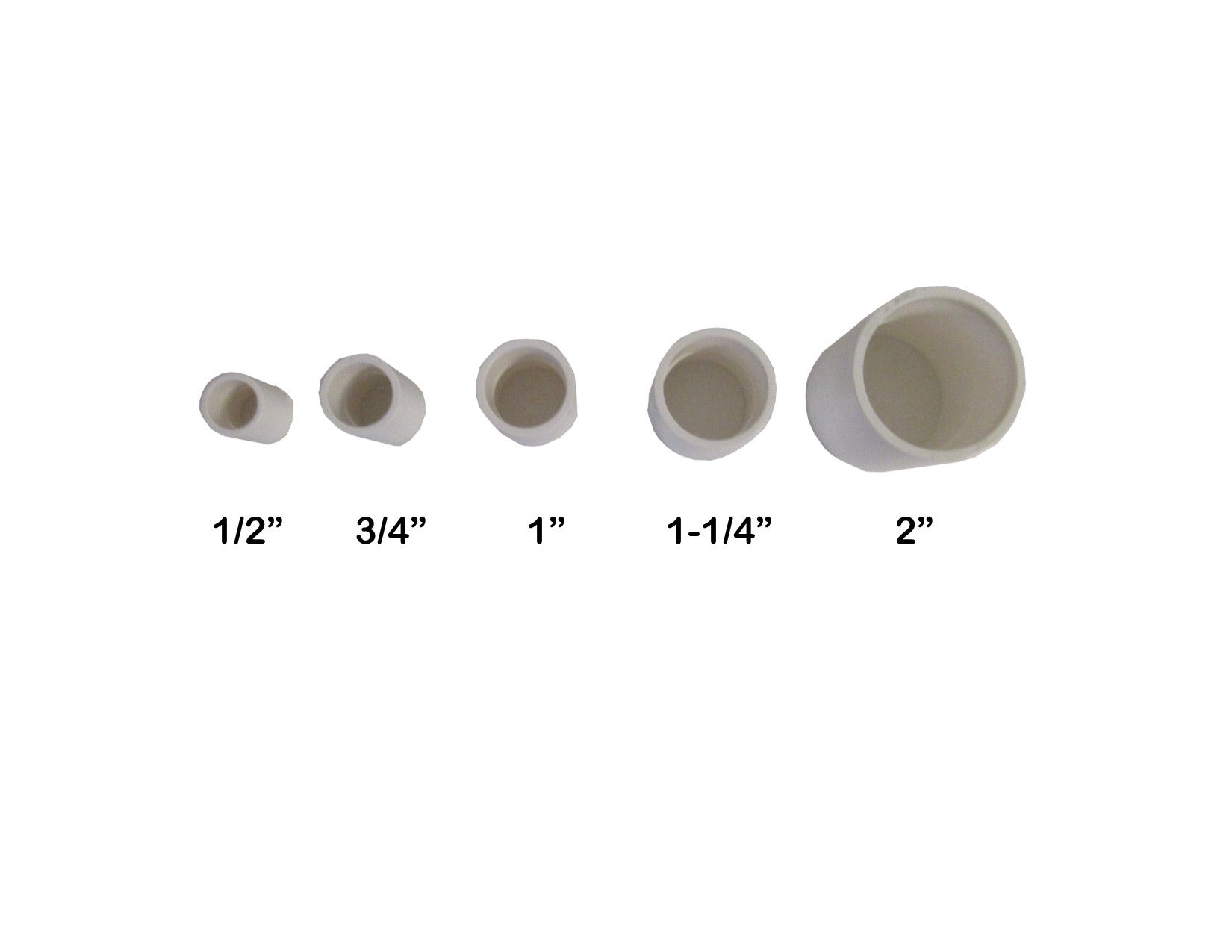 ERA Sch 40 PVC Straight Coupling, 1-1/4 Inch Socket x Socket