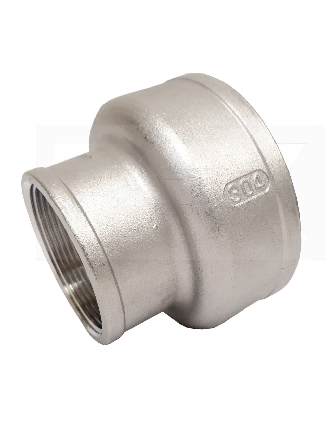 Stainless Steel 4 Inch X 2 Inch NPT Reducing Coupling, 304 SS, Class 150