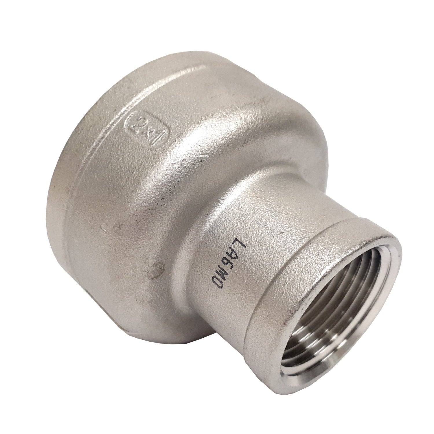 Stainless Steel 4 Inch X 2 Inch NPT Reducing Coupling, 304 SS, Class 150