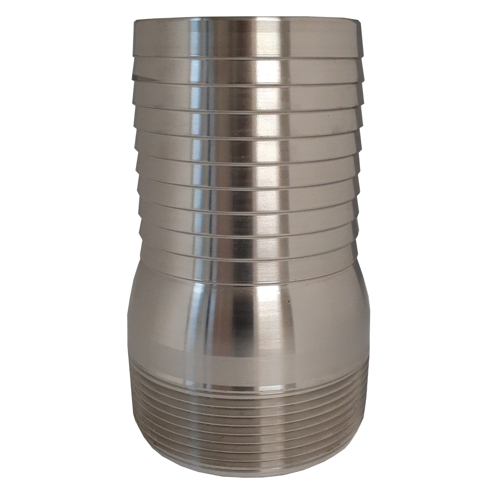 3 Inch 304 Stainless Steel King Combination (KC) Nipple (MNPT X Hose Barb)