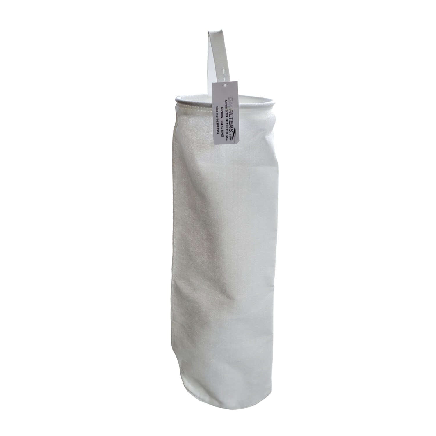 #2 Size Filter Bag Starter Pack, Low Micron, Polyester Felt, Stainless Steel Ring