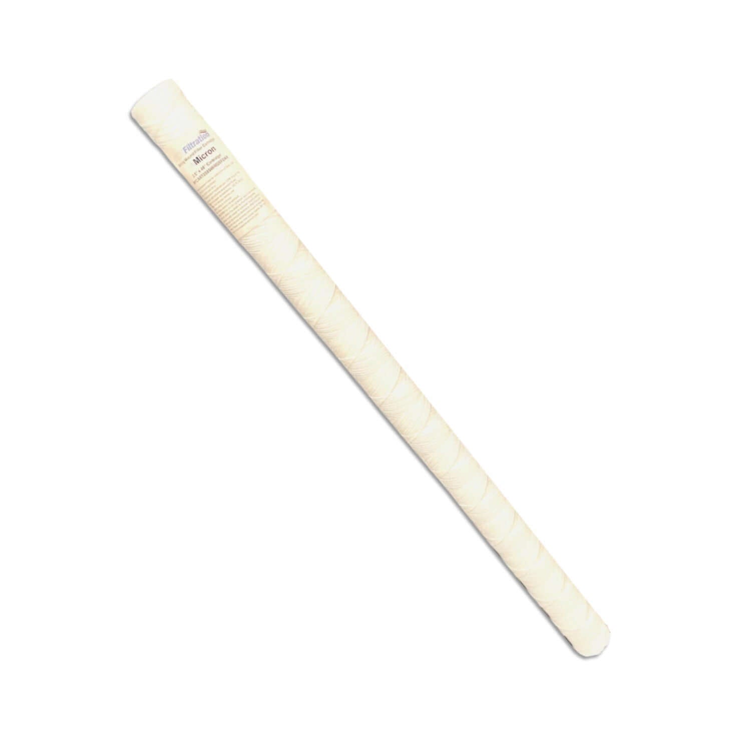 PRMFiltration SW4010 40 Inch x 2.5 Inch 10 Micron String Wound Polypropylene Sediment Filter Cartridges, 25 Pack