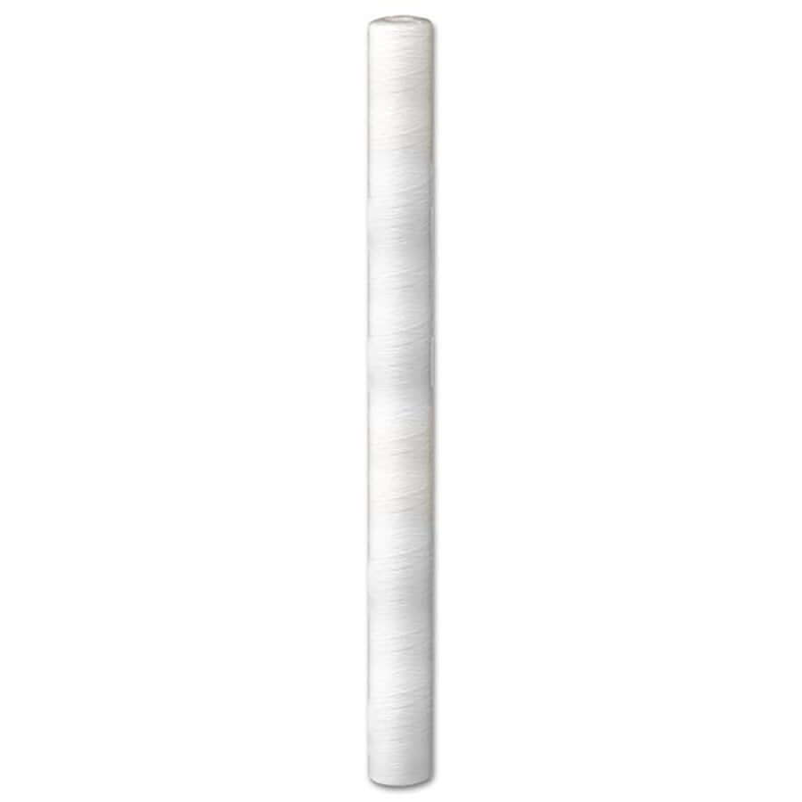 PRMFiltration SW4010 40 Inch x 2.5 Inch 10 Micron String Wound Polypropylene Sediment Filter Cartridges, 25 Pack