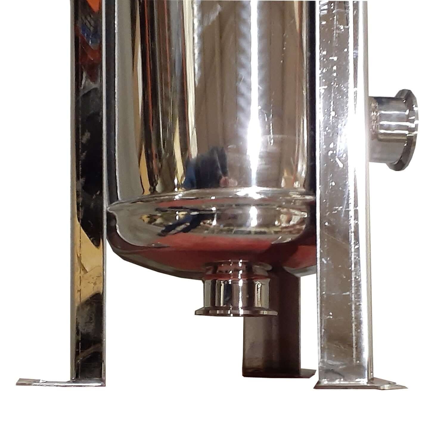 PRM #2 316L Stainless Steel Bag Filter Housing, 2 Inch Tri-Clamp Inlet/Outlet-150 psi