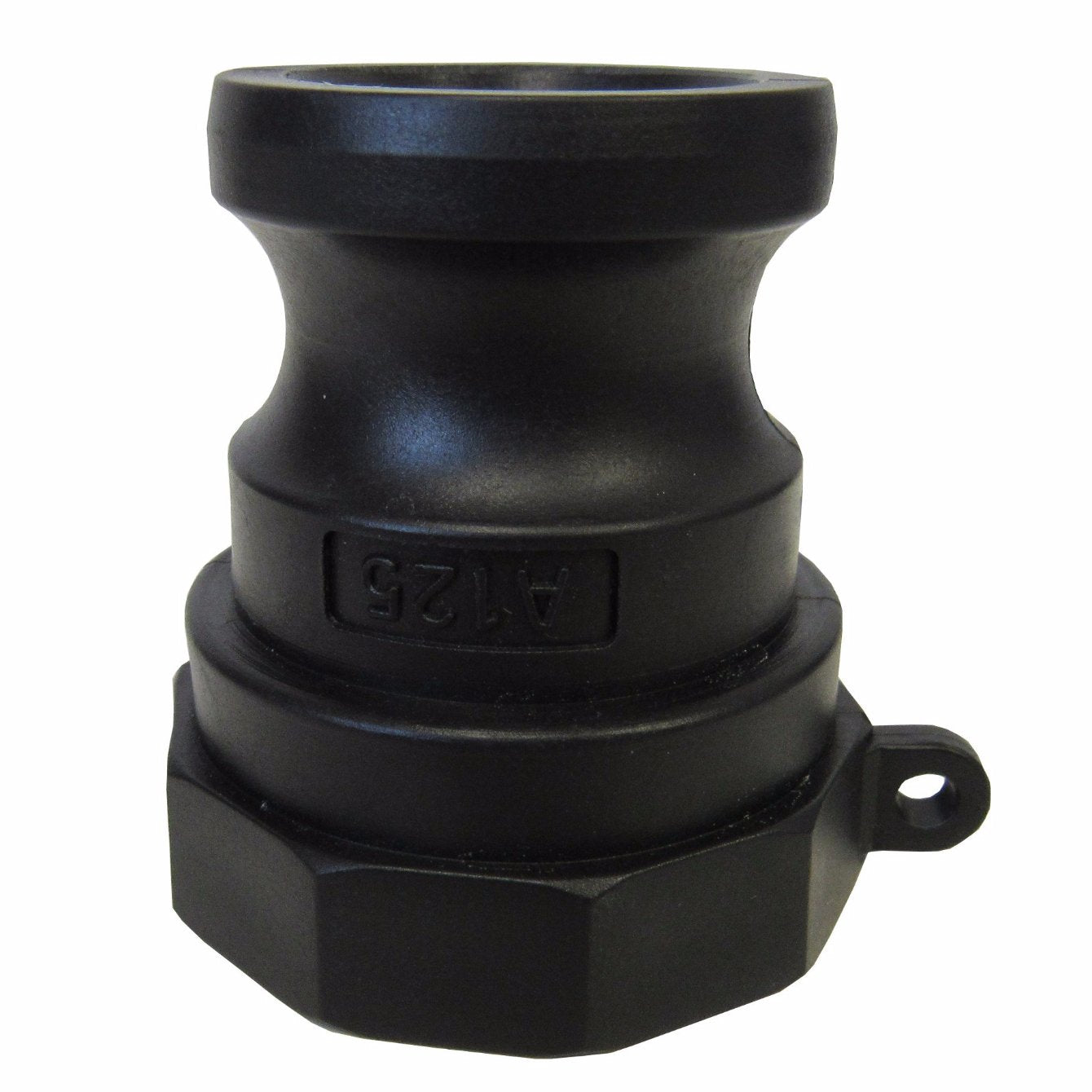 Polypropylene Cam & Groove Fitting A125 Male Camlock X Female NPT Thread - 1-1/4 Inch