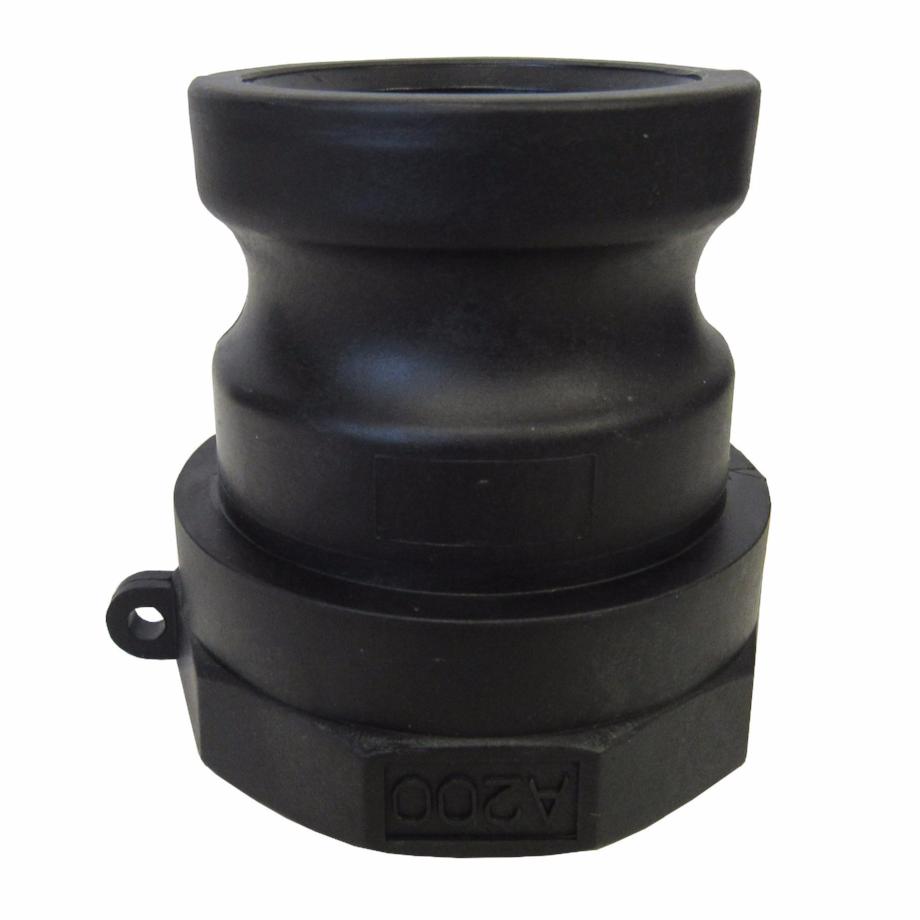 Polypropylene Cam & Groove Fitting A200 Male Camlock X Female NPT Thread - 2 Inch