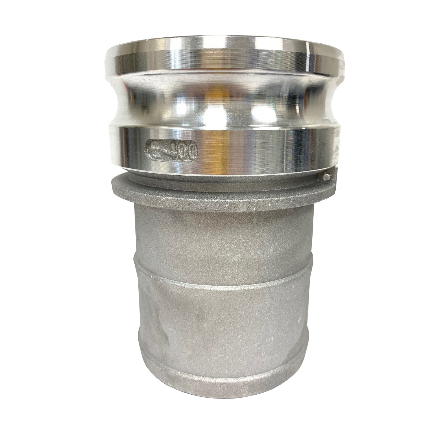 Aluminum Cam & Groove Fitting E400 Male Camlock X Hose Shank - 4 Inch