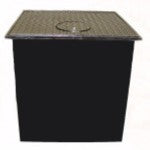 12 X 12 X 12 Inch Well Vault, Locking Lid, Water Resistant