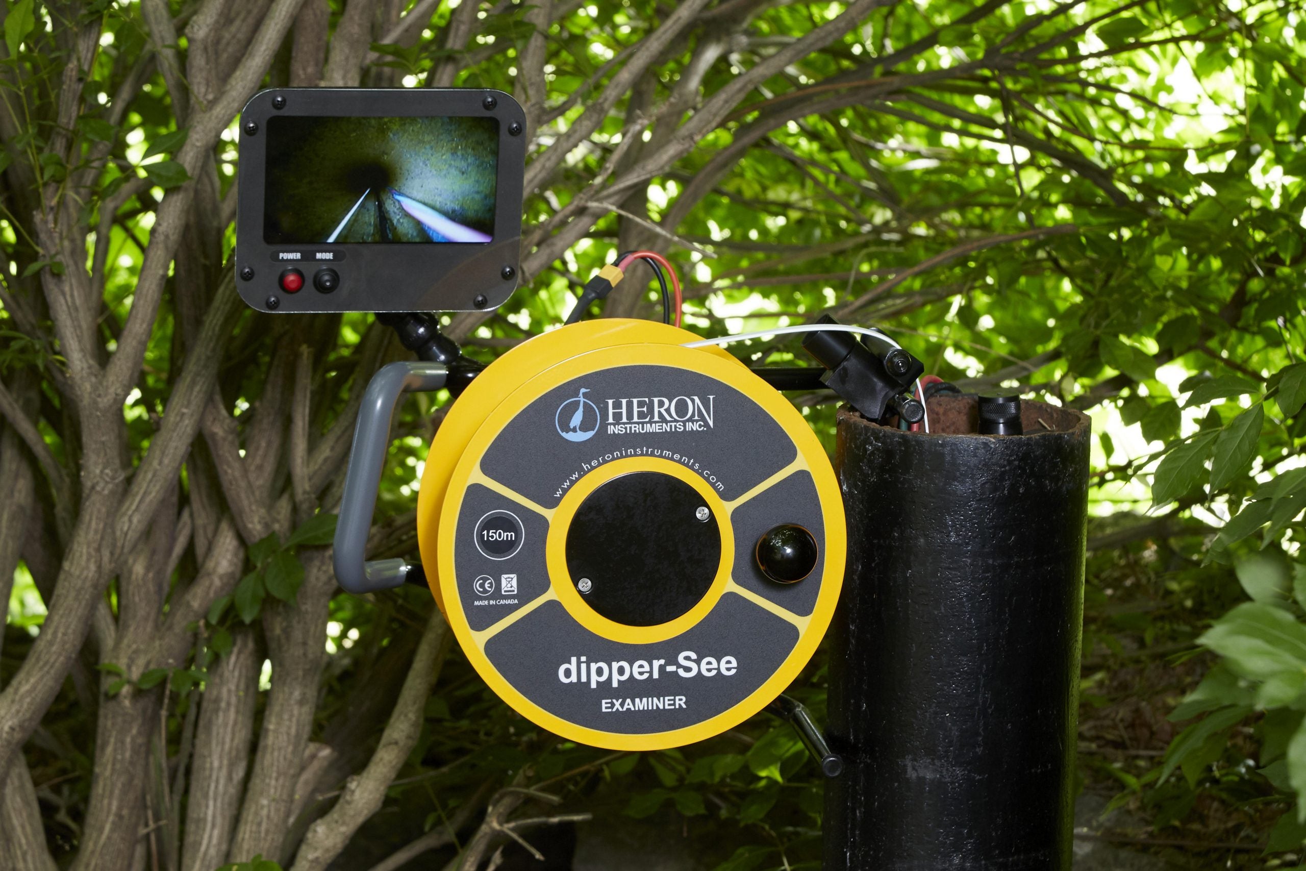 Heron dipper-See EXAMINER Borehole Inspection Camera (Series 2000)